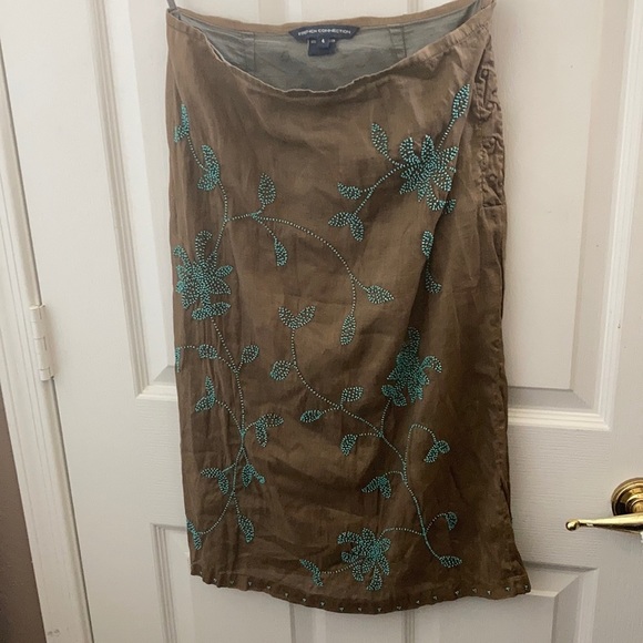 FRENCH connection beaded skirt 4 - Picture 1 of 4